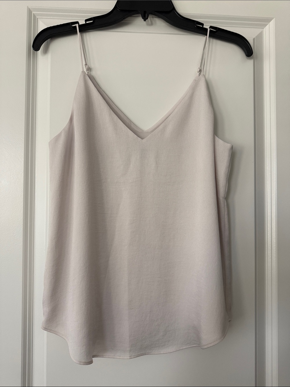Express Soft White V-Neck Spaghetti Strap Cami